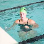 Patty Reifenstahl                                Port Angeles&rsquo; Erin Edwards swam a leg on the Riders&rsquo; 200 free relay team that qualified for state in a meet against Bainbridge.