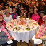 Matthew Nash/Olympic Peninsula News Group                                A group of friends from the Bell Hill area gather for a photo at the 20th Mad Hatter&rsquo;s Tea on Oct. 6.