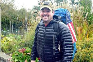 A long walk for veterans: Former soldier trekking to four corners of lower 48 to call attention to PTSD, suicide