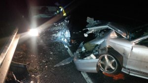 Six people were injured in a two-car head-on collision on state Highway 112 Tuesday afternoon. (State Patrol)