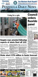 Today's front page tailored for the PDN's readers in Clallam County. There's more inside that isn't online! ()