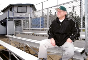 Longtime North Olympic Baseball and Softball president Jim Lunt looks out over a Lincoln Park playfield in 2009. Lunt