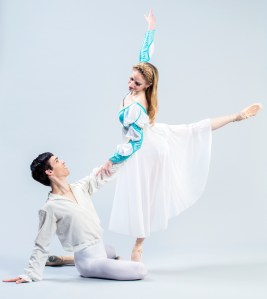 Matthew Cluff as Romeo and Andrea Bayne as Juliet will appear in Ballet Victoria's world premier of “Romeo and Juliet” on Saturday at Port Angeles High School. (Derek Ford)