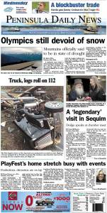 Today's front page for Jefferson County. There's more inside that isn't online! ()