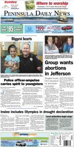 Today's front page for Jefferson County. There's more inside that isn't online! ()