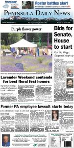 Today's front page tailored for the PDN's readers in Clallam County. There's more inside that isn't online! ()