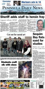 Today's front page tailored for the PDN's readers in Clallam County. There's more inside that isn't online! ()