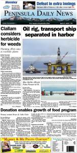 Today's front page tailored for the PDN's Clallam County readers. There's more inside that isn't online! ()