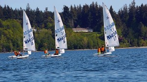 Port Angeles sailing team members