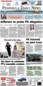 Today's front page tailored for the PDN's readers in Jefferson County. There's more inside that isn't online! ()