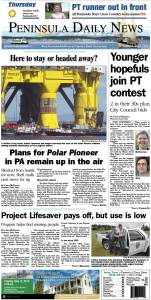 Today's front page tailored for the PDN's Jefferson County readers. There's more inside that isn't online! ()