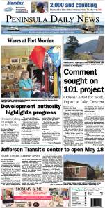Today's front page tailored for the PDN's Jefferson County readers. There's more inside that isn't online! ()