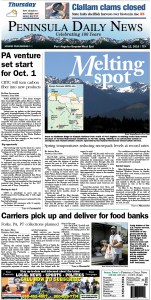 Today's front page tailored for the PDN's readers in Clallam County. There's more inside that isn't online! ()