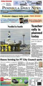 Today's front page tailored for the PDN's Jefferson County readers. There's more inside that isn't online! ()