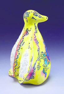 Carole Murphy's sculptures are part of the new show opening at the Port Angeles Fine Arts Center today. ()