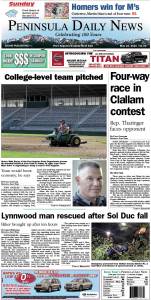 Today's front page tailored for the PDN's readers in Clallam County. There's more inside that isn't online! ()