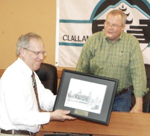 Retiring Clallam County Superior Court Judge George L. Wood