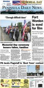 Today's front page tailored for the PDN's Clallam County readers. There's more inside that isn't online! ()