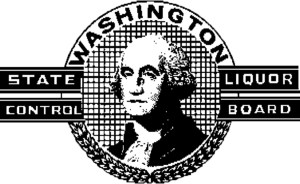 The original logo of the Washington State Liquor Control Board