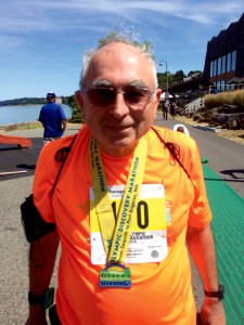 Gerard Lopez finished the marathon in 7 hours