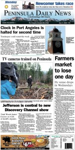 Today's front page tailored for the PDN's readers in Clallam County. There's more inside that isn't online! ()