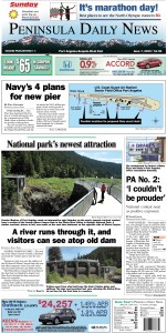 Today's front page tailored for the PDN's Clallam County readers. There's more inside that isn't online! ()