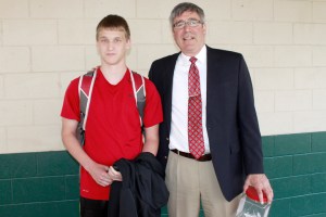 Port Angeles High School student Nathan Adamire