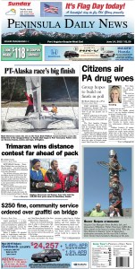 Today's front page tailored for the PDN's Clallam County readers. There's more inside that isn't online! ()