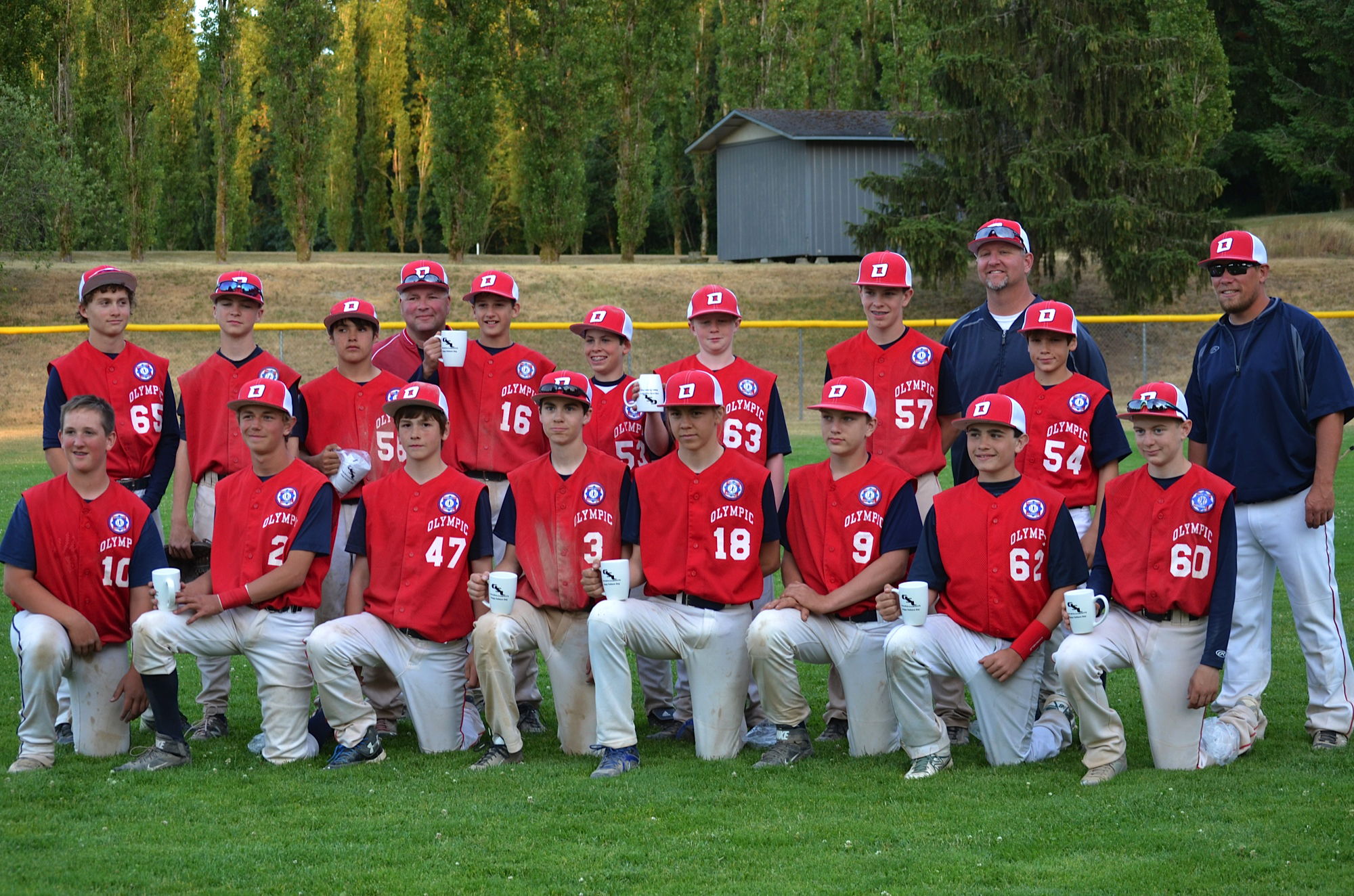 The Olympic Babe Ruth 13U team opened the season with a tournament championship in Olympia. The team is