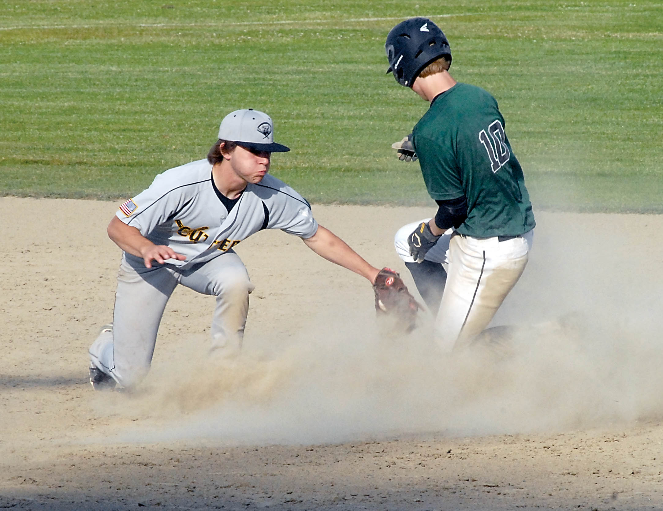 Olympic's Gavin Velarde left