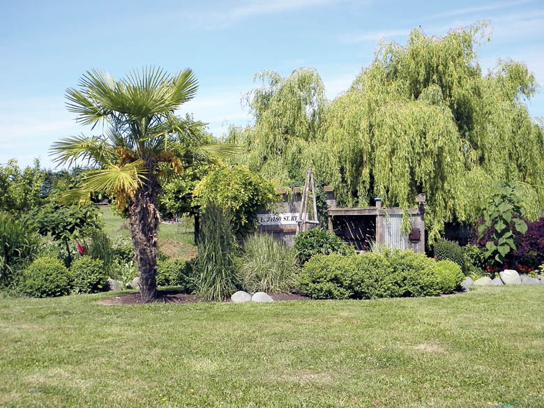 Rob and Renee Johnston have found ways to overcome the wind and poor soil in their garden