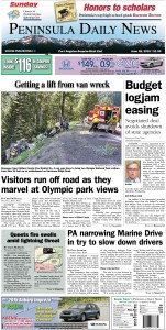 Today's front page tailored for the PDN's readers in Clallam County. There's more inside that isn't online! ()