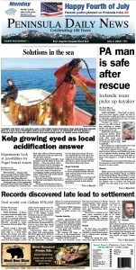 Today's front page tailored for the PDN's readers in Clallam County. There's more inside that isn't online! ()