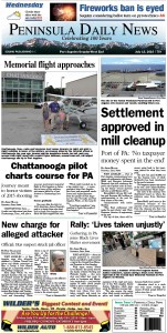 Today's front page tailored for the PDN's readers in Clallam County. There's more inside that isn't online! ()