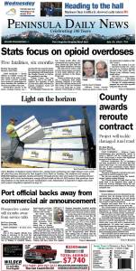 Today's front page tailored for the PDN's readers in Clallam County. There's more inside that isn't online! ()