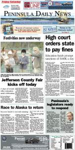 Today's front page tailored for the PDN's readers in Jefferson County. There's more inside that isn't online!