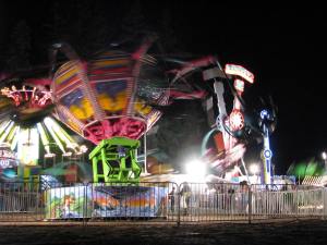 Carnival at the Clallam County Fair.