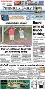 Today's front page tailored for the PDN's readers in Jefferson County. There's more inside that isn't online!