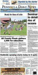Today's front page tailored for the PDN's readers in Jefferson County. There's more inside that isn't online!