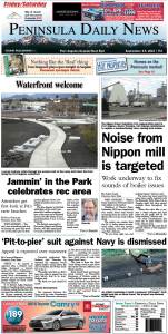 Today's front page tailored for the PDN's readers in Clallam County. There's more inside that isn't online!