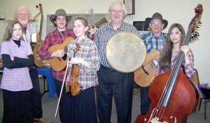 The Power House band   from left