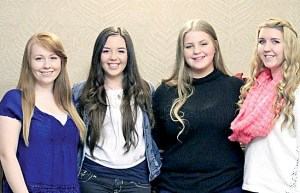 The 2016 Rhododendron Festival royalty candidates are