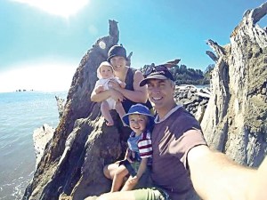 This photo of the Fraikin family was used by California vacationer Randi Keeton to locate the owner of a camera found on the beach at LaPush last September. The family is Phil Fraikin
