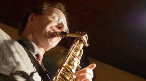 Jazzman Mark Lewis will come to Peninsula College twice this month: for a  free clinic on improvisation this coming Thursday