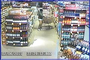 A surveillance video of a Port Townsend Safeway liquor theft on Feb. 6 is among those that the Port Townsend Police Department has posted on the CanYouID.me website. ()