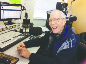KSQM radio announcer Classy Bob Massey will celebrate his 90th birthday Monday with an open house at 2 p.m. at the Sequim stations studio