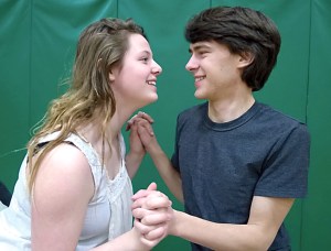 Keira DeLuna portrays Juliet and Noah Phillips her Romeo in OCEAN's production of Shakespeare's play. ()