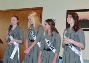 Rhododendron Festival royalty candidates
