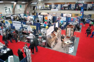 The KONP Home and Lifestyle Show will take over both gymnasiums at Port Angeles High School this weekend. (Keith Thorpe/Peninsula Daily News)