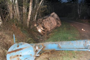 Police say the driver of this car